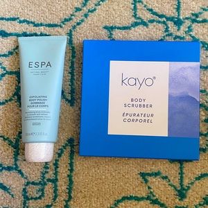 ESPA Exfoliating body polish + Kayo scrubber
